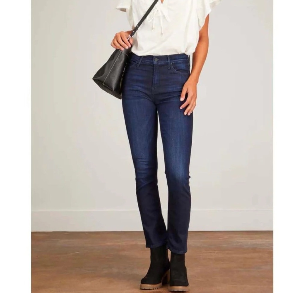 MOTHER The Dazzler Mid-Rise Ankle Jeans 28